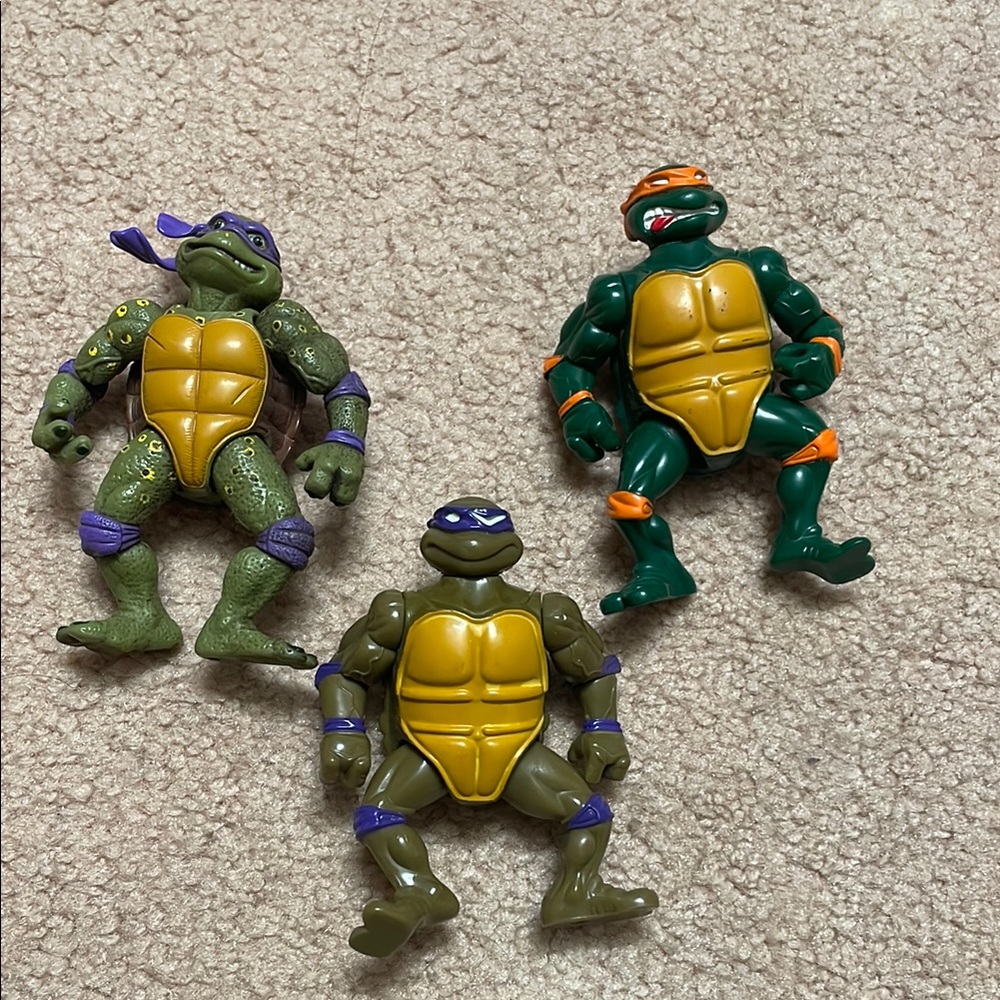 Three ninja Action Figures Set
